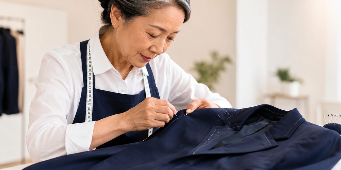 Tailoring and alterations by hand at Dry Clean Expo Rockville